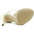 thumbnail image 5 of Guess Kymma Women  Open Toe Leather White Platform Heel, 5 of 5