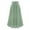Green independence day dresses for women, variant on Dianli Skirts for Women Solid Maxi Summer Skirt Casual Fashion Sexy High Waist Swing Pleated Skirt Navy S