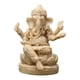 thumbnail image 4 of Estatua de Ganesha, adorno artesanal de Buda, escultura para estantería, sala de yoga Caqui 47 x 42 x 6 cm, 4 of 9