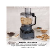 Ninja 9-Cup Food Processor, 4 Auto-iQ Presets, Chop & Slice Vegetables, Mix Dough, BZ600, Cyberspace