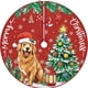 thumbnail image 1 of Ganfancp Christmas Print Christmas Tree Skirt Holiday Party Christmas Tree Decoration Bottom Tree Skirt Christmas Tree Circle Ofertas Flash 1 X Falda para Árbol de Navidad, 1 of 1