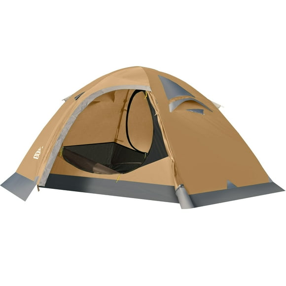 Carpa para Mochileros Camppal para 2 Personas, Impermeable, para 4 Estaciones