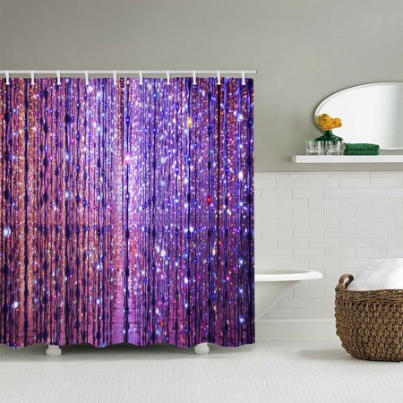 Shower Curtain Waterproof Polyester Fabric Bath Curtains 12