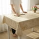 thumbnail image 2 of predolo Mantel Impermeable Rectangular Resistente Al Calor Mantel de PVC Antiarrañazos Protector de Mesa de PVC para Comedor, Cocina, Fiestas, 2 of 9
