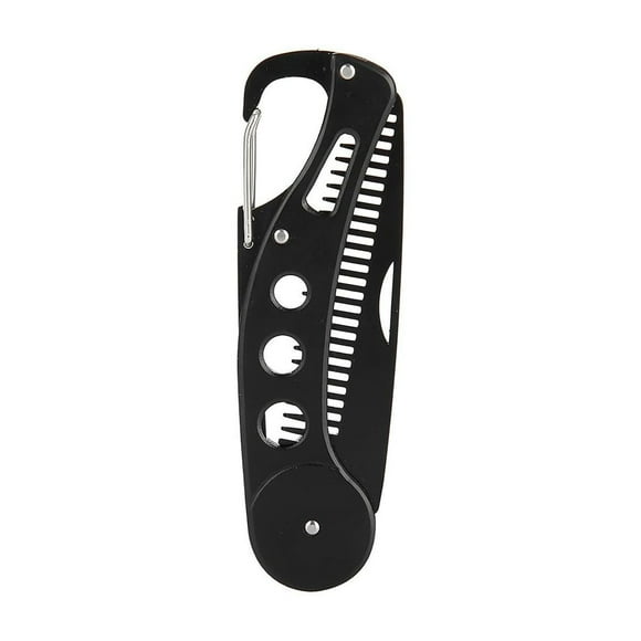 Stainless Steel Folding Beard Comb Portable Multifunctional Comb Men's Beard Styling Comb Double-Sided Comb