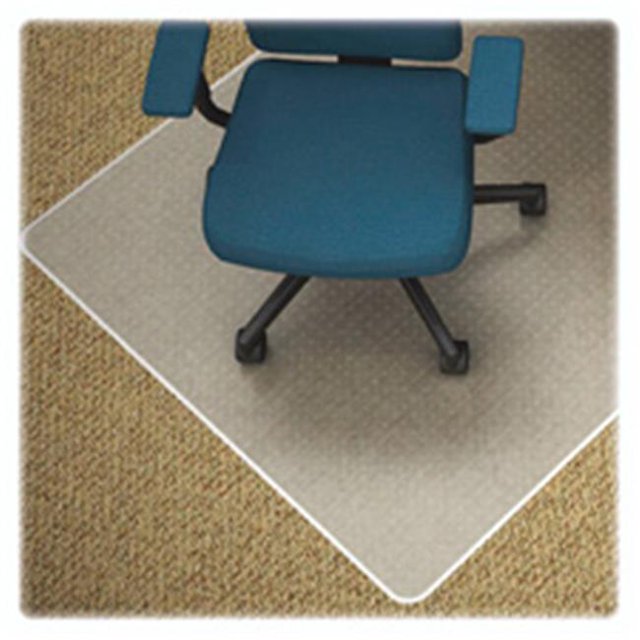 Chairmat, Pile Basse, Rectangulaire, 46 Po x 60 Po, Transparent