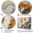 thumbnail image 3 of Designart "Soft Yellow Geode Artistry" Stone Geode Wall Art Living Room, 3 of 7