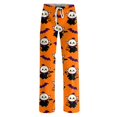 thumbnail image 4 of IYYVV Halloween Pajama Pants for Women Stretch Drawstring Lounge Pants Casual Pumpkin Printed Wide Leg Pjs Bottoms Orange S, 4 of 5