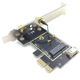 thumbnail image 2 of Tarjeta adaptadora de red NGFF M.2 a PCIE 4X Tarjeta adaptadora PCIE Admite tarjeta de red inalámbrica NGFF M.2, 2 of 5