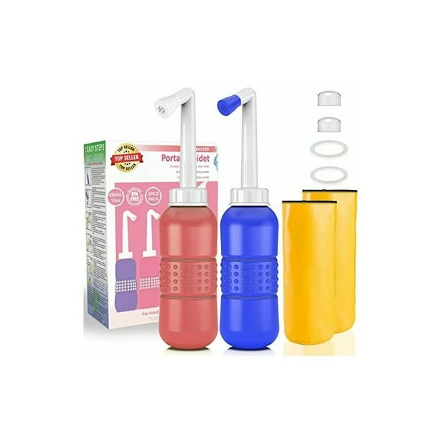 Bidet de Voyage Réutilisable, Soins d'Hygiène pour la Récupération Post-Partum, Biberon Peri Portable 450 ml Étanche Conception Ergonomique pour l'Hygiène Personnelle à la Maison, au Bureau, en Voyage, en Camping