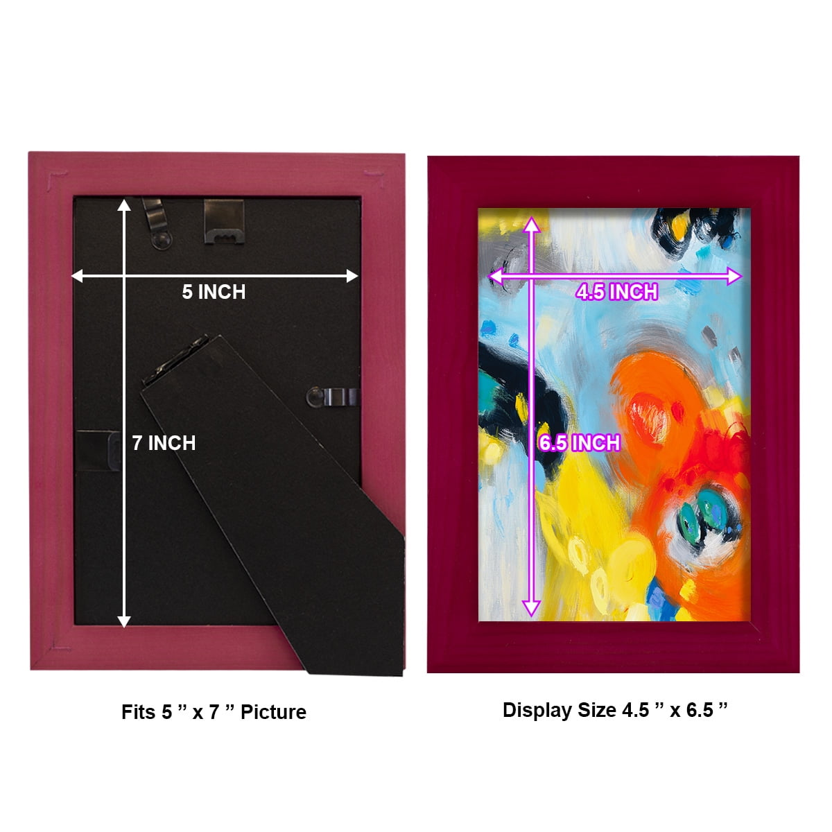 In the Loop II -Framed Print w/glass-Cherry Red