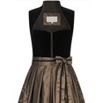 thumbnail image 4 of Lispipm Oktoberfest Dress for Women Summer German Dirndl Dress Ladies Carnival Party Sleeveless Dresses with Bow Belt Black L, 4 of 5