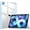 Ice Blue, variant on Timoom for iPad Air Case 5th/4th Gen 10.9" (2022/2020), iPad Pro 11" Case with Clear Shockproof Back [Built-in Pen Holder, Auto Sleep/Wake, Camera Protection] - Lavender