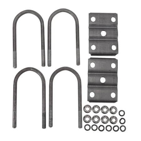 Sorven Heavy Duty Trailer Axle U Trailer Spring U Bolt, Trailer U Bolt Kit Heavy Duty for 3 Inch Round Axle Leaf Spring