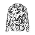 thumbnail image 2 of Picia Hand Drawn Snake Women's Men's UPF 50+ Sun Protection Hoodie Shirt Long Sleeve SPF Fishing Outdoor UV Hiking Lightweight Shirts-XX-Large, 2 of 9