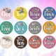 thumbnail image 2 of 12pcs Floral Baby Girl Milestone Stickers 12 Monthly Photo Picture Props For Baby Shower Gift, 2 of 2