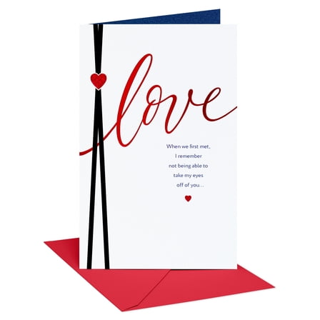 American Greetings Romantic Valentine's Day Card (Every Moment)
