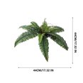 thumbnail image 2 of Darzheoy Artificial Ferns for Outdoor Fake Boston Fern Faux Ferns Plant Silk Greenery for Indoors Home Garden Porch Windowsill Decor, 2 of 6
