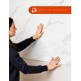 thumbnail image 4 of Papel Tapiz Mármol Blanco Carrara Panel Soft Autoadhesivo 120x280 cm 3.36 m², 4 of 6
