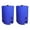 Blue, variant on WaterPrepared 160 Gal Stackable Design Utility Water Tank with Cap (2 Pack)