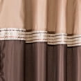 thumbnail image 3 of Coolnut Terra Color Block Shower Curtain Fabric Striped Neutral Bathroom, 72 by 72-Inch, Brown & Beige Home Decor, 3 of 4