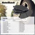 thumbnail image 3 of AutoShack Front Ceramic Brake Pad Set for BMW, 328i 2010-2013 328i xDrive 2010-2013 X1 2013-2015 M3 2008-2013 750Li 2006-2008 Z4 2011-2014 530xi 2006-2007, RWD AWD L4 2.0L L6 3.0L V8 4.0L 4.8L, 3 of 5