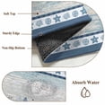 thumbnail image 6 of Navy Blue Starfish Coastal Round Area Rug 7Ft Washable Circle Rugs for Dorm Laundry Room, Beach Coral Botanical Nautical Non-Slip Carpet Floor Mats Indoor Outdoor Carpet Runner Aesthetic Home Decor, 6 of 8