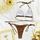thumbnail image 4 of Traje de baño para mujer, moda, cómodo, bikini, traje de baño liso para mujer, bikinis, trajes de baño para mujer, conjuntos de bikini para mujer, trajes de baño bikini para mujer, 4 of 4