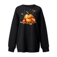thumbnail image 4 of Meichang Chandails de l\'Action de Grâce pour Femmes Chandails Graphiques de Citrouille de l\'Action de Grâce Chandails Reconnaissants et Bénis Chandails à Manches Longues Col Rond Chandails Surdimensionnés, 4 of 4