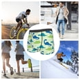 thumbnail image 4 of Fotbe Cute Dinosaur Blue Green Calzoncillos Tipo Boxer con Bolsa de Soporte Total para Hombre, X-Temp Fresco, Transpirable y de Secado Rápido-Small, 4 of 5