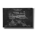 thumbnail image 1 of Epic Graffiti "Locomotive Engine Blueprint Patent Chalkboard" Giclee Canvas Wall Art, 26"x40", 1 of 3