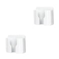 thumbnail image 1 of Inteprter Soporte colgante para carga de teléfono móvil, caja de almacenamiento montada en soporte de Control remoto masculino multifunción montado en Blanco 2piezas Inteprter CBP065438, 1 of 6