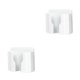 thumbnail image 1 of Bearachild Soporte colgante para carga de teléfono móvil, caja de almacenamiento montada en soporte de Control remoto masculino multifunción montado en Blanco 2piezas Bearachild CBP065438, 1 of 6