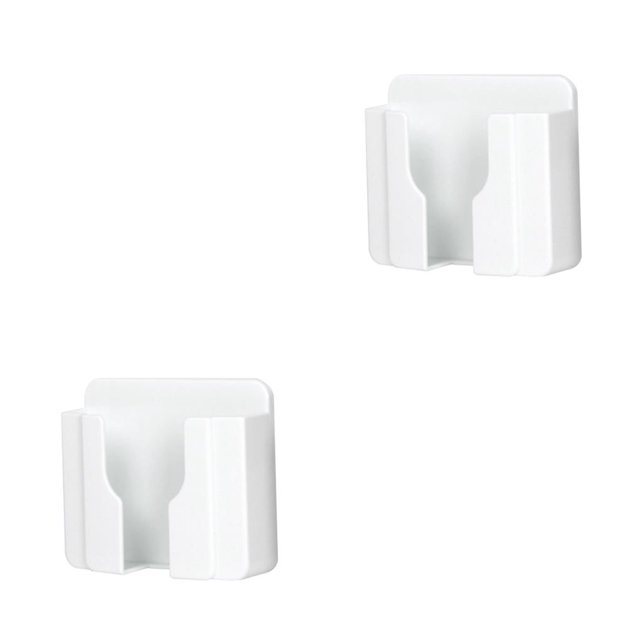 Inteprter Soporte colgante para carga de teléfono móvil, caja de almacenamiento montada en soporte de Control remoto masculino multifunción montado en Blanco 2piezas Inteprter CBP065438