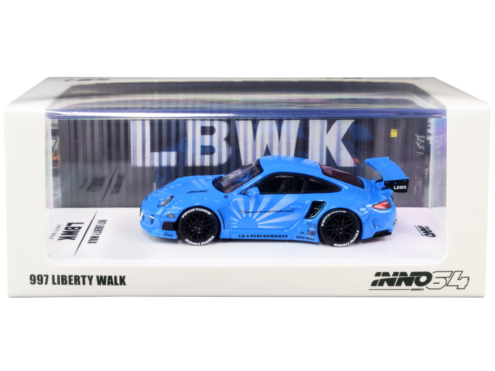 INNO64 ポルシェ 997 LIBERTY WALK BABY BLUE 1/64 INNO 64 Porsche 997 LIBERTY WALK Baby Blue