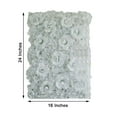 thumbnail image 5 of BalsaCircle 4 White Silk Roses Hydrangea Flowers Wall Panels 11 feet UV Protected Background Wedding Party Photo Booth, 5 of 5