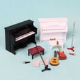 thumbnail image 2 of Juguetes en miniatura para niños, Mini instrumento de Piano, modelo de violín para muñeca Bjd Ob11 1:12, casa de muñecas, accesorios de muebles familiares del bosque qym unisex, 2 of 2