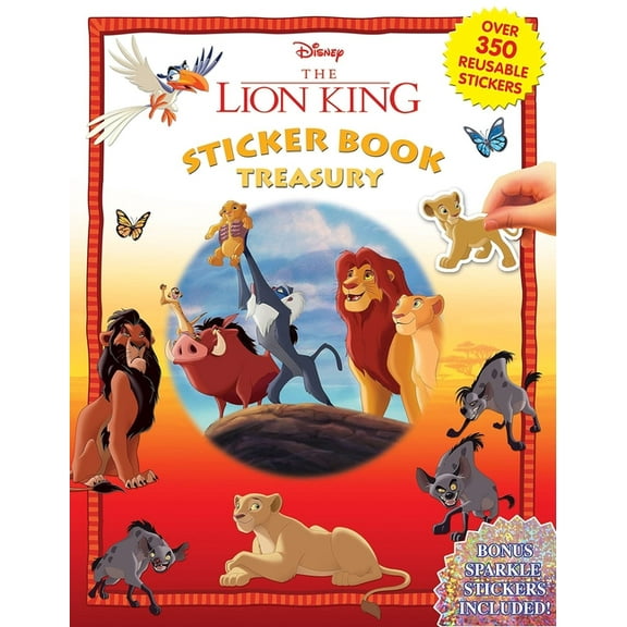 Sticker Book Treasury Disney Lion King Sticker Book Treasury, (Hardcover)