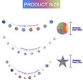thumbnail image 4 of kurtrusly Disco themed colorful circular paper decal banner, 4 of 9
