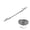 Silvery 18cm, variant on Portable Mosquito Coil Holder Clip,Flexible Height Adjustable Metal Incense Stick Stand Holder,Mosquito Coil & Incense Holders for Outdoor Pool Side Patio Deck,Camping and Hiking