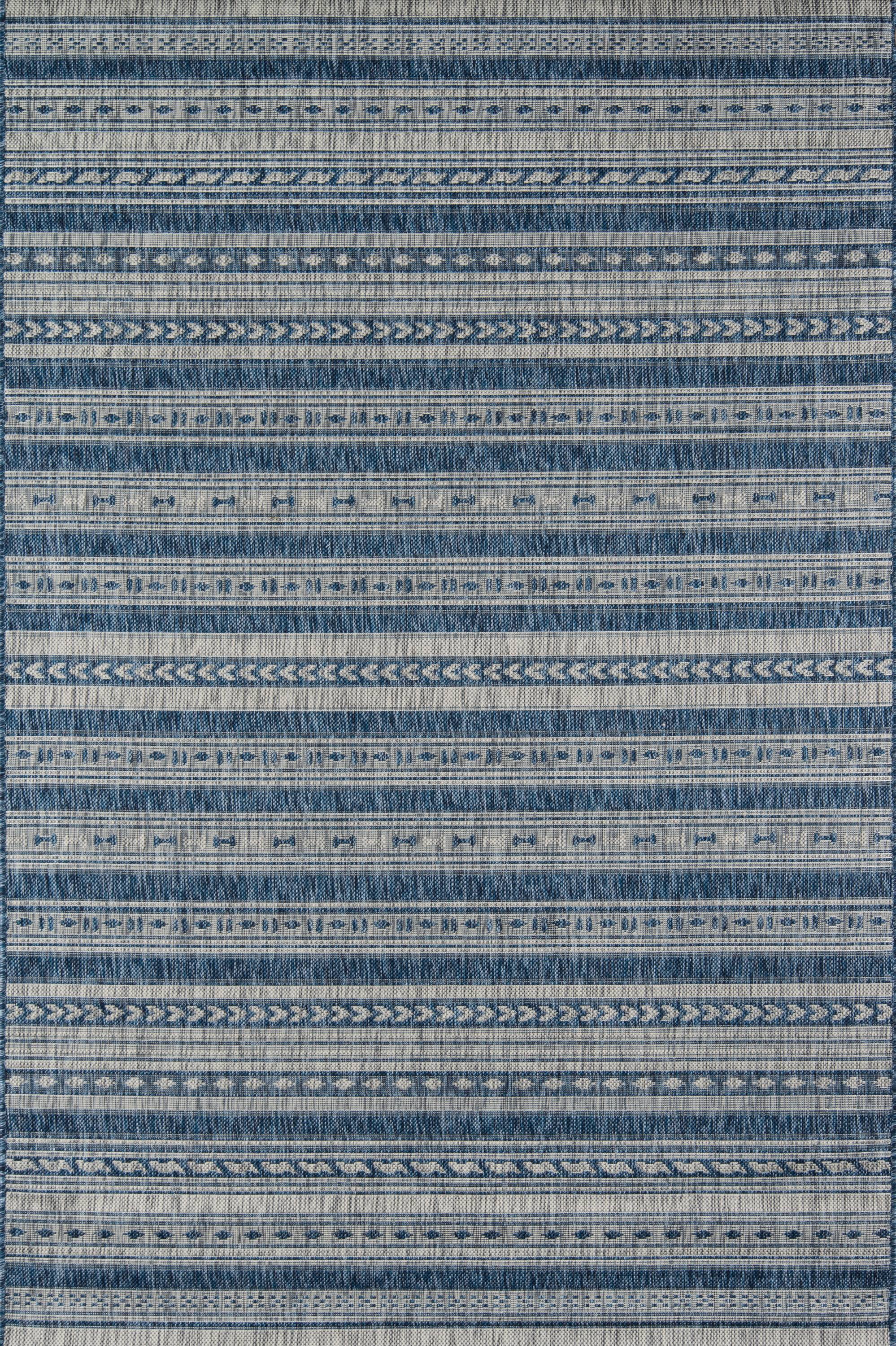 Photo 1 of *USED** Novogratz Villa Tuscany Striped Indoor Outdoor Rectangular Accent Rug