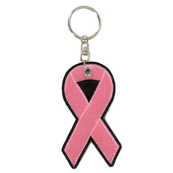 Hot Leathers KCH1056 Cancer Awareness Pink Ribbon Keychain 2X3