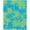 Blue, variant on Poem Print Cabana Blanket Beach Towel
