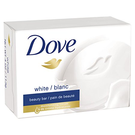 6 Pack Dove White Travel Size Bar Soap With Moisturizing Cream 75g 1