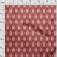thumbnail image 3 of oneOone Viscose Chiffon Dark Peach Fabric Abstract Sewing Material Print Fabric By The Yard 42 Inch Wide, 3 of 5