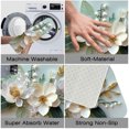 thumbnail image 3 of 1pc Paper Flowers Absorbent Non-Slip Bathroom Thickened Flannel Rug Decor,Soft,Quick Drying,Suitable For Indoor/outdoor Use,Bathrooms,Bedrooms,Kitchens,Terrace,Laundry Rooms,16"x24", 3 of 9
