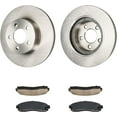 thumbnail image 2 of KAX Front Brake Kit, OE Brake Rotors and Ceramic Brake Pads | Fits Ford Ranger 2003-2011, Ford Explorer Sport Trac 2001-2005, Ford Explorer Sport 2001-2003, Mazda B4000 2003-2009, 2 of 3