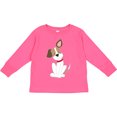 thumbnail image 3 of Inktastic Dog with Ear Up Boys or Girls Long Sleeve Toddler T-Shirt, 3 of 5