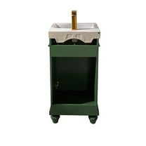 Furniture Indoor Home Decorative Bathroom, Washroom, Kitchen 18" Vogue Green Sink Vanity