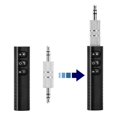thumbnail image 3 of Adaptador auxiliar Bluetooth actualizado, receptor de Audio estéreo Bluetooth 5,0, Mini adaptador auxiliar inalámbrico portátil de 3,5mm para auriculares con cable, 3 of 5